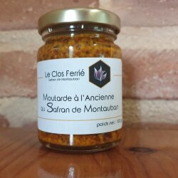 Moutarde à l'ancienne au Safran